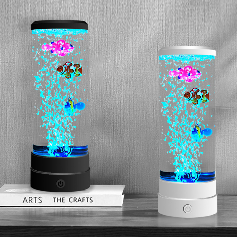 Usb Hub - ปลา LED จำลองหลากสี สร้างบรรยากาศตกแต่งบ้าน พร้อมปลั๊ก USB