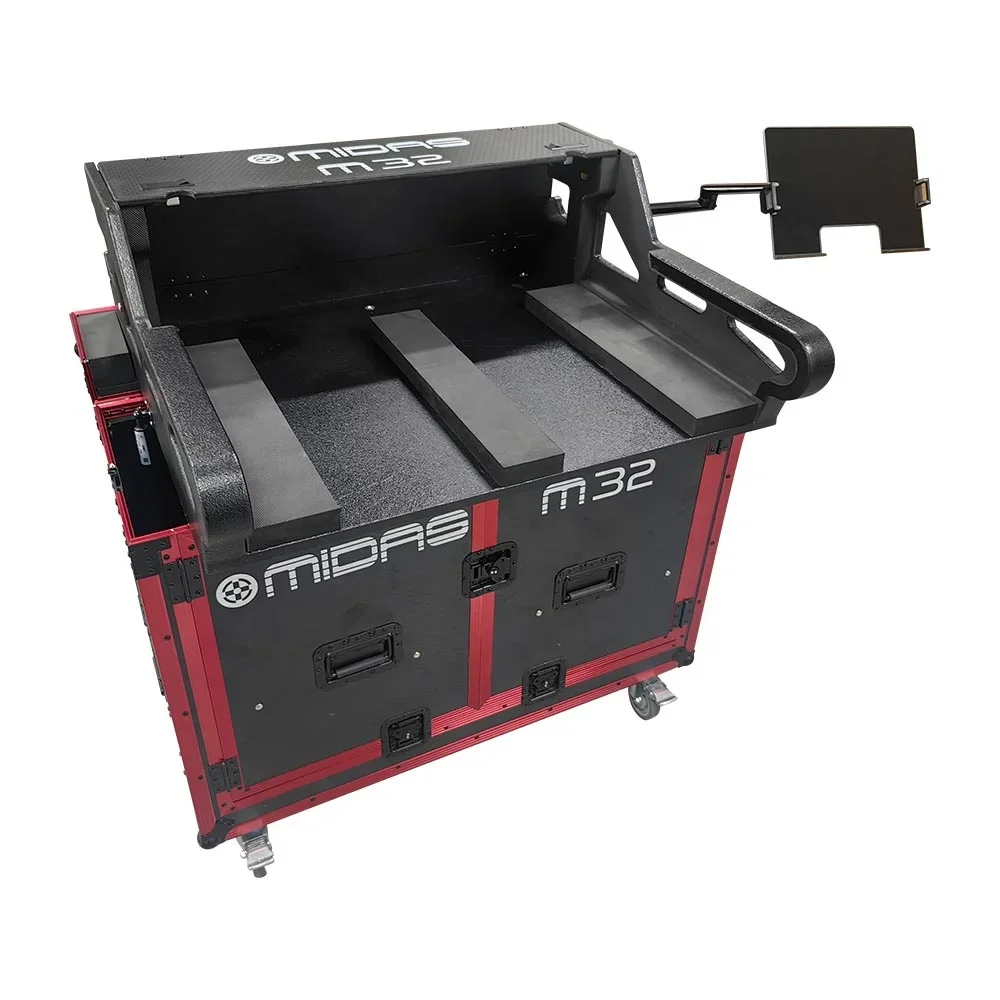 Laptop Stand - กล่องใส่เครื่องผสมเสียงดิจิตอล Midas M32 แบบไฮดรอลิกสั่งทำพิเศษ ปี 2026