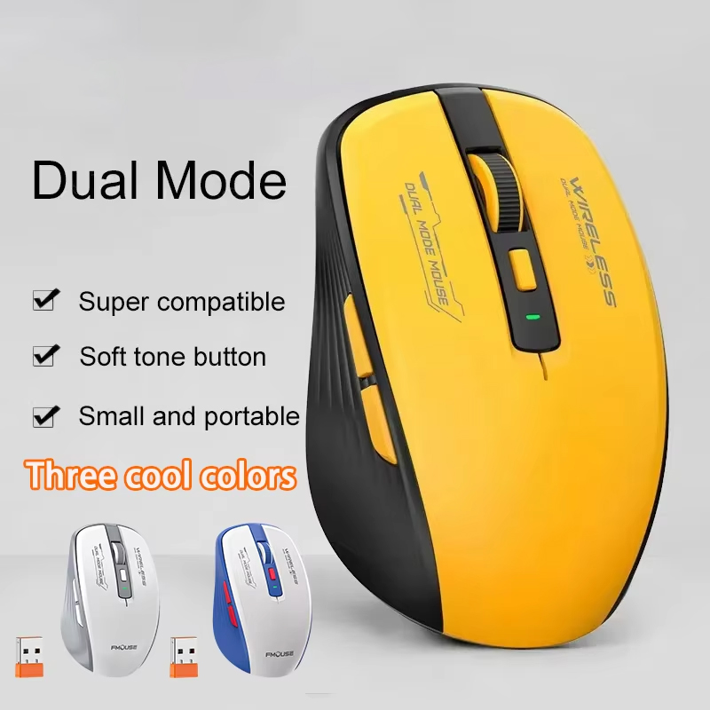 Laptop Mouse - M303L เมาส์ไร้สายบลูทูธ 2.4G โหมดคู่ 1600 DPI