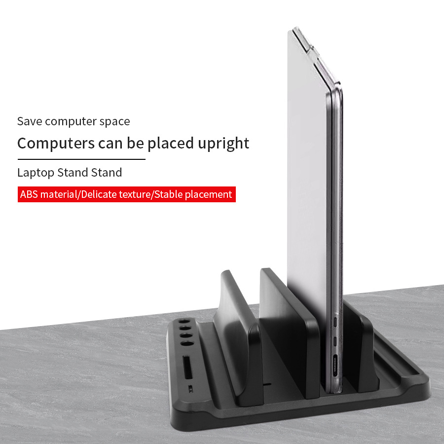 Laptop Stand - แท่นวางแล็ปท็อป แท่นวางแท็บเล็ต แท่นวางโทรศัพท์มือถือ แท่นวางคอมพิวเตอร์ ปรับระดับความสูงเพื่อเพิ่มพื้นที่จัดเก็บและช่วยระบายความร้อน