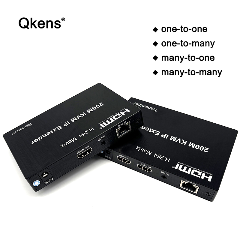 Hdmi Cable - ตัวขยายสัญญาณ HDMI KVM IP 1080p 200M