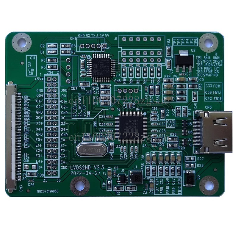 Hdmi Cable - บอร์ดอะแดปเตอร์ LVDS เป็น HDMI รองรับการเชื่อมต่อ LVDS