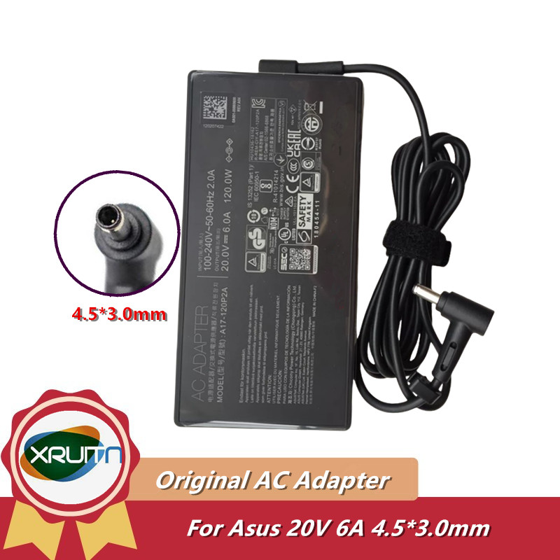 Laptop Charger - เครื่องชาร์จอะแดปเตอร์ AC 20V 6A ของแท้สำหรับเอซุส เซนบุ๊ค