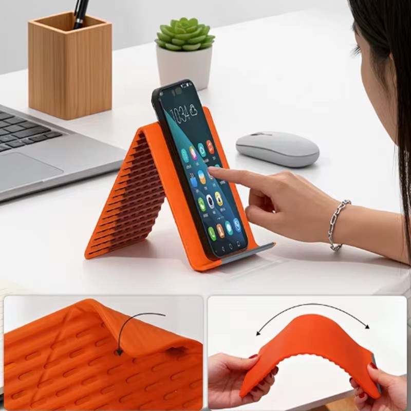 Laptop Stand - ที่วางโทรศัพท์ซิลิโคนแบบพับได้แบบพกพาปรับได้หลายมุมขาตั้งตั้งโต๊ะสำหรับแล็ปท็อปแท็บเล็ตโฮมออฟฟิศ
