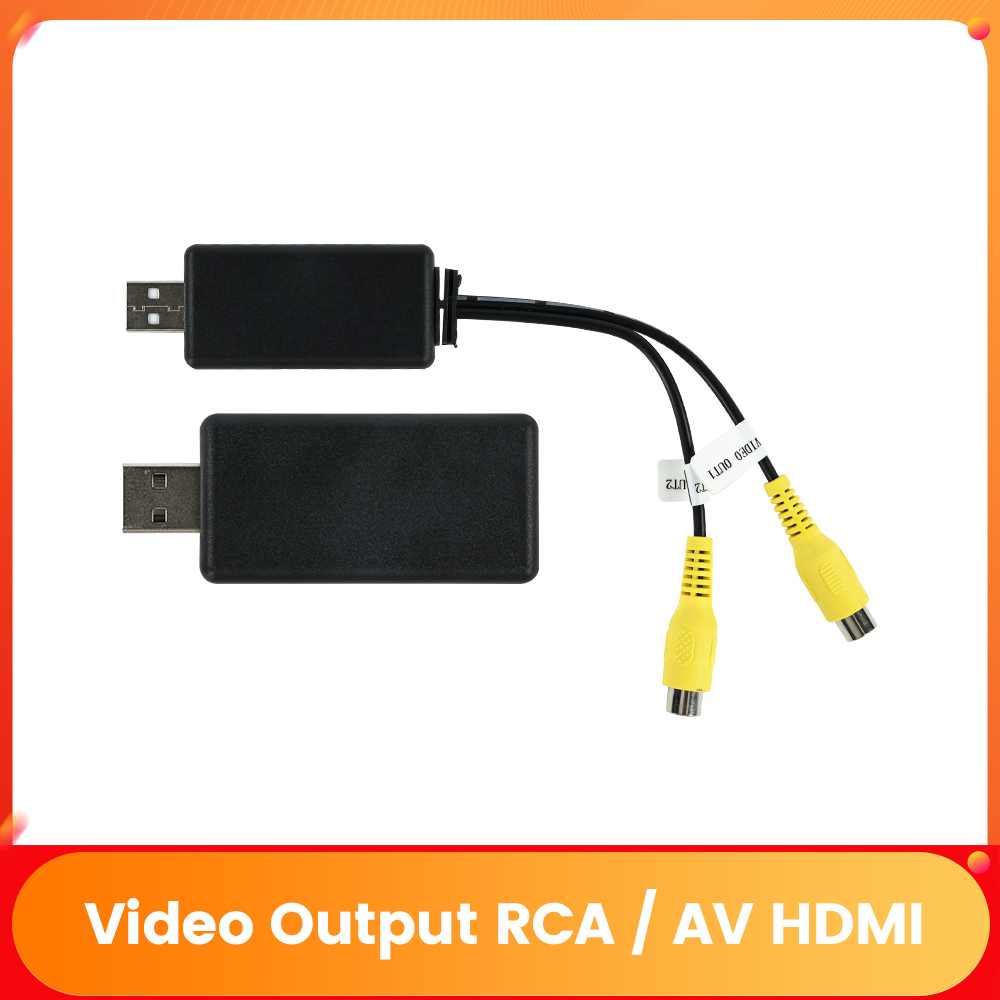 Hdmi Cable - USB To CVBS RCA วิดีโอเอาต์พุตอะแดปเตอร์กล่องอินเทอร์เฟซ HDMI