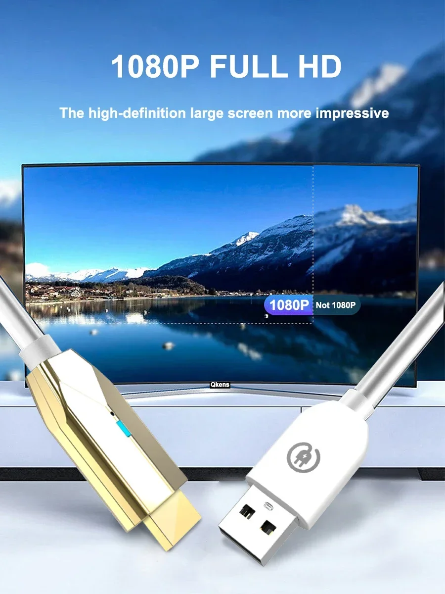 อะแดปเตอร์แสดงผลแบบไร้สาย USB  - Hdmi Cable บทวิจารณ์และราคา