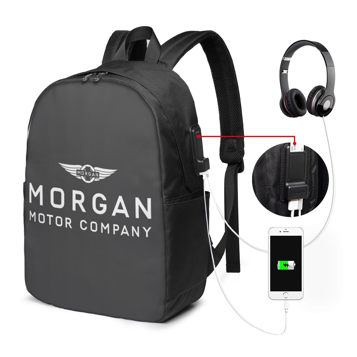 มอร์แกน มอเตอร์ คาร์ คอมพานีกร - Laptop Bag บทวิจารณ์และราคา