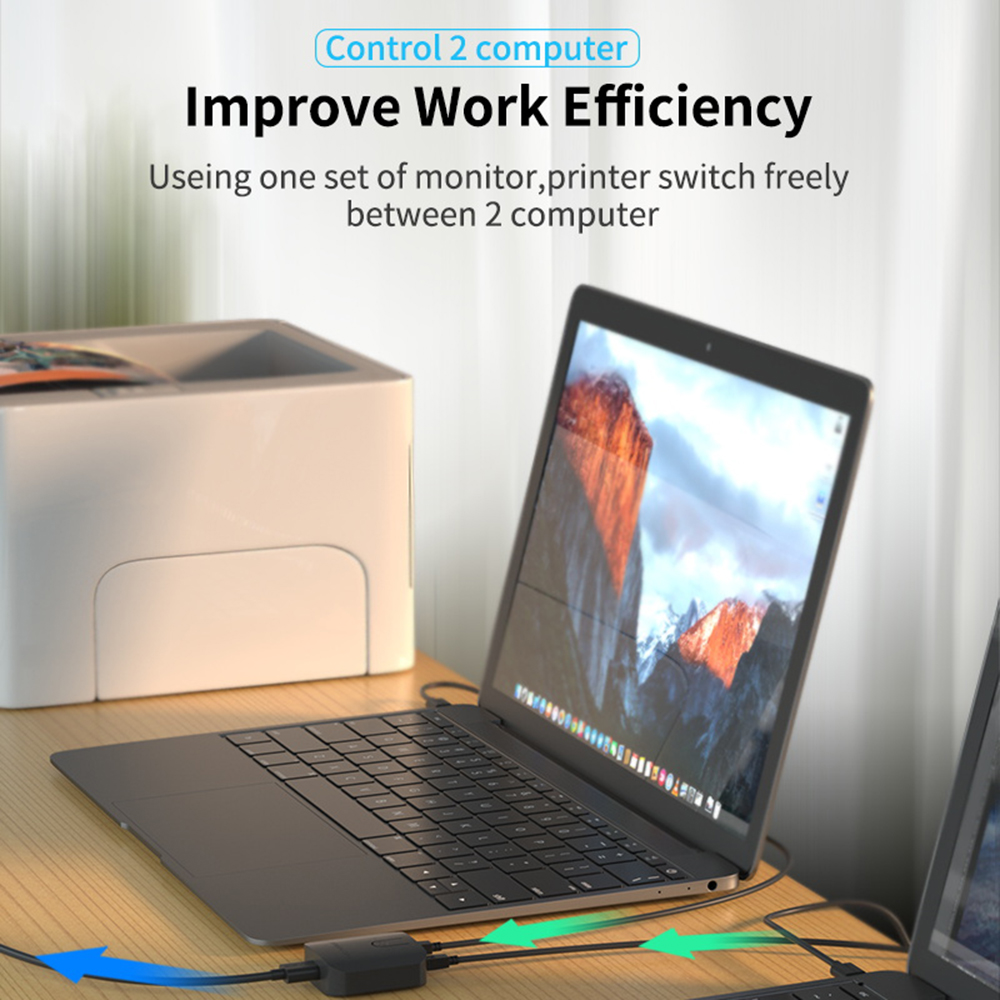 2X1กล่องสวิตช์ KVM ตัวเลือกสวิ - Laptop Mouse บทวิจารณ์และราคา