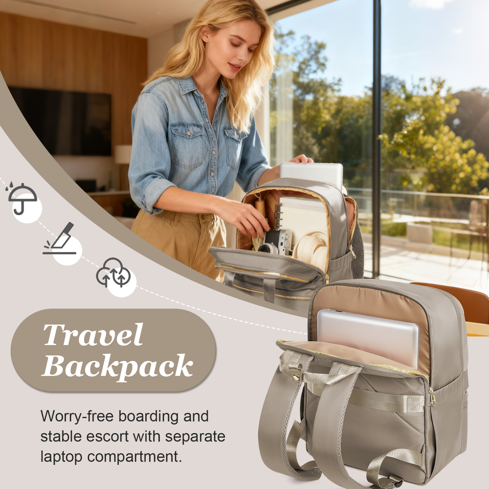 กระเป๋าเป้เดินทางริยาเนียร์ 40 - Laptop Original Accessories บทวิจารณ์และราคา