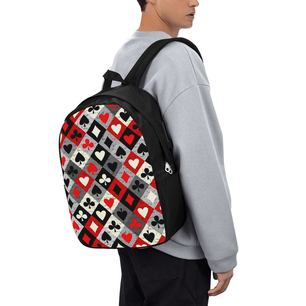 กระเป๋าเป้สะพายหลังลายไพ่โป๊กเ - Laptop Bag บทวิจารณ์และราคา