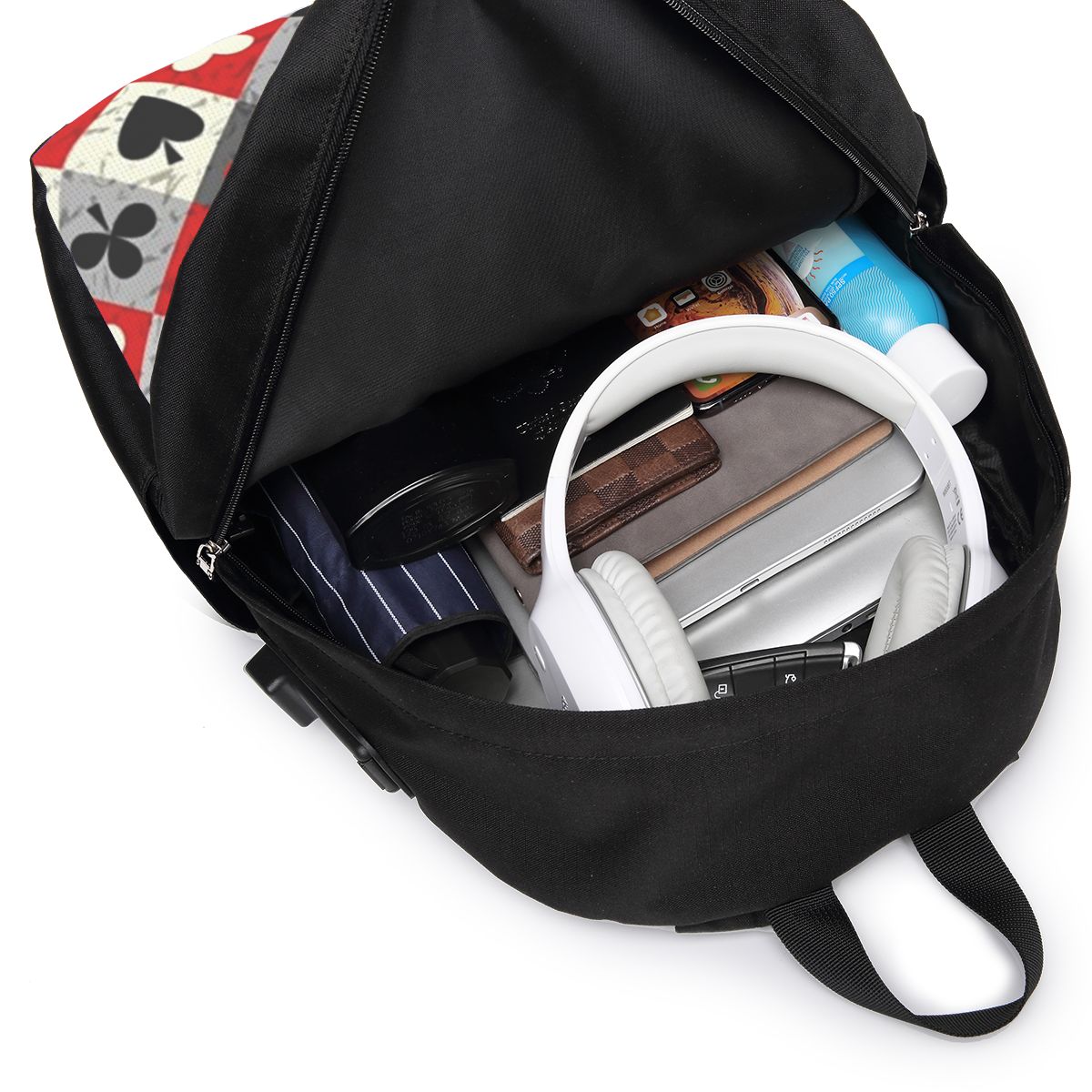 กระเป๋าเป้สะพายหลังลายไพ่โป๊กเ - Laptop Bag บทวิจารณ์และราคา