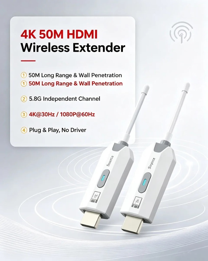 ตัวส่งสัญญาณและตัวรับสัญญาณไร้ - Hdmi Cable บทวิจารณ์และราคา