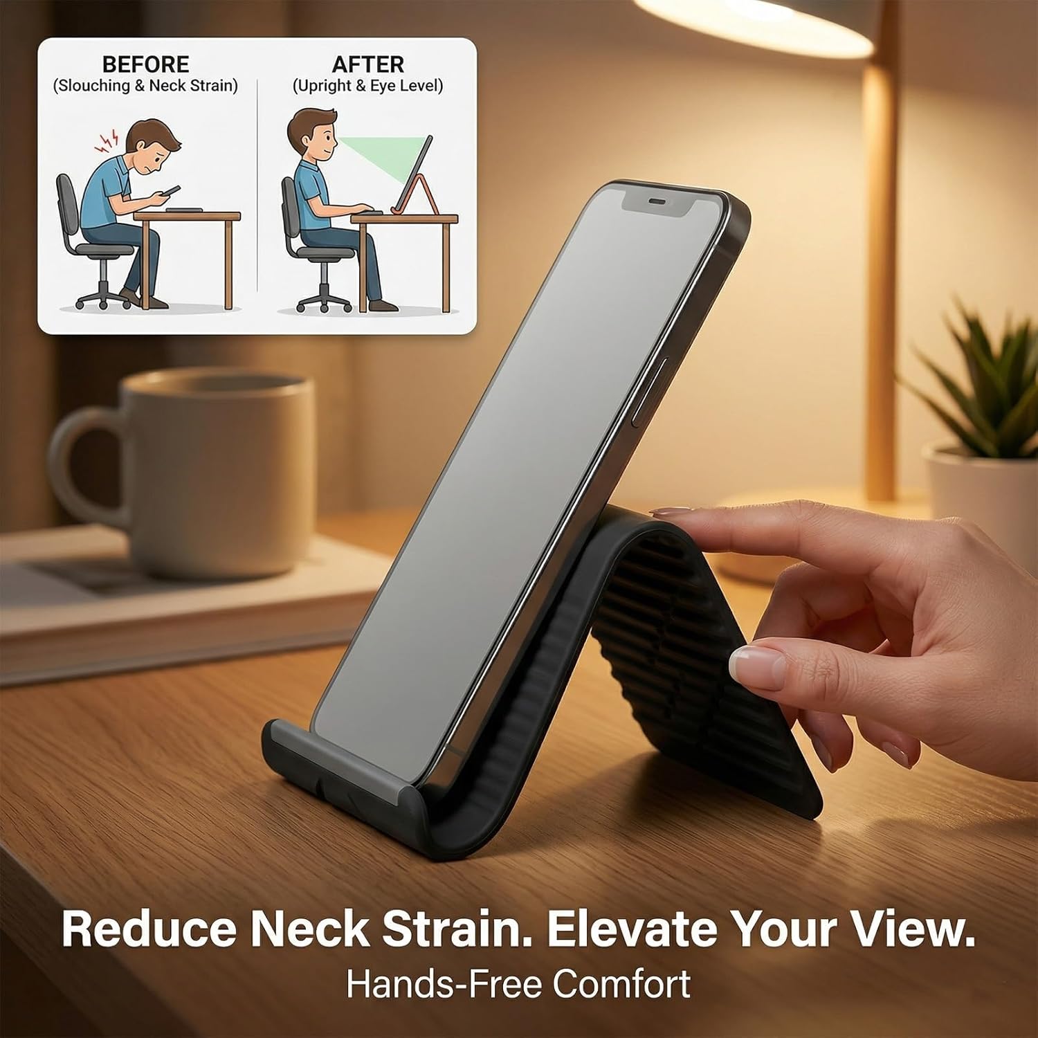 ที่วางโทรศัพท์ซิลิโคนแบบพับได้ - Laptop Stand บทวิจารณ์และราคา