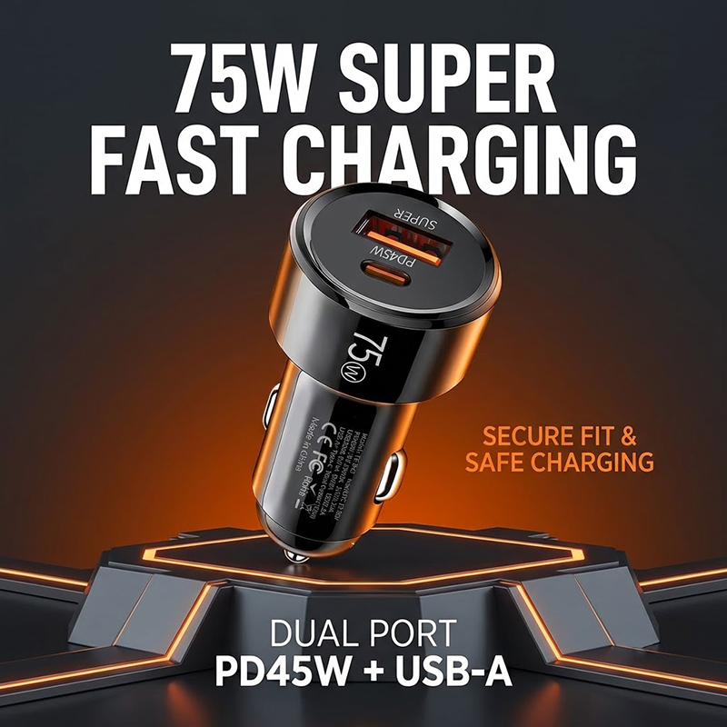 ที่ชาร์จในรถยนต์แบบสองพอร์ต 75 - Usb C Hub บทวิจารณ์และราคา