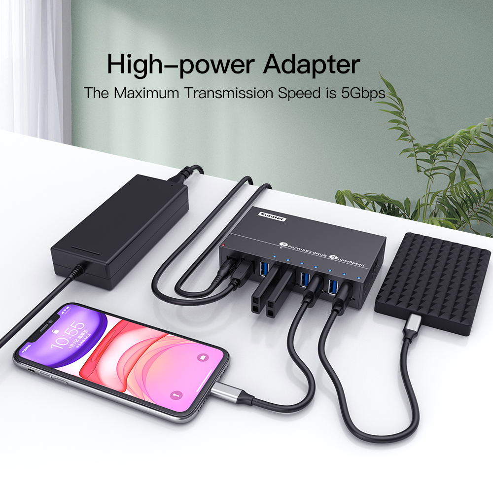 A173 7 พอร์ต USB3.0 ฮับอุตสาหก - Usb Hub บทวิจารณ์และราคา