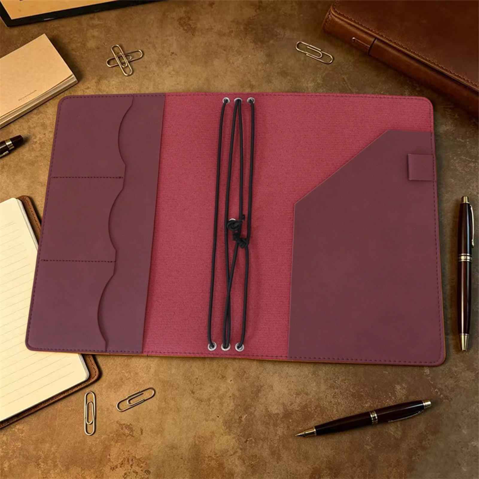 ปกสมุดบันทึก A5 หนัง PU วินเทจ - Laptop Sleeve บทวิจารณ์และราคา